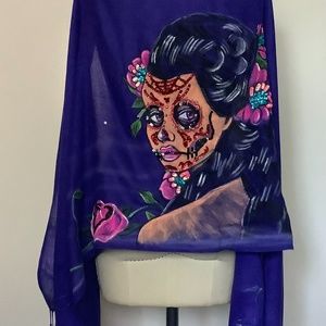 Day of the Dead Scarf